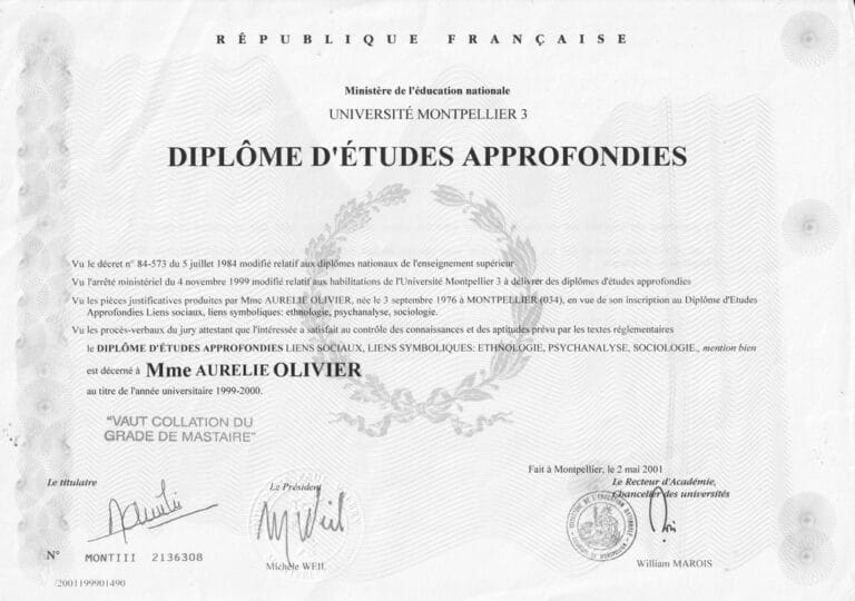 Certif Aurelie Olivier1