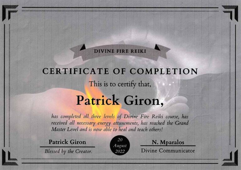 Patrick Giron Certif 27